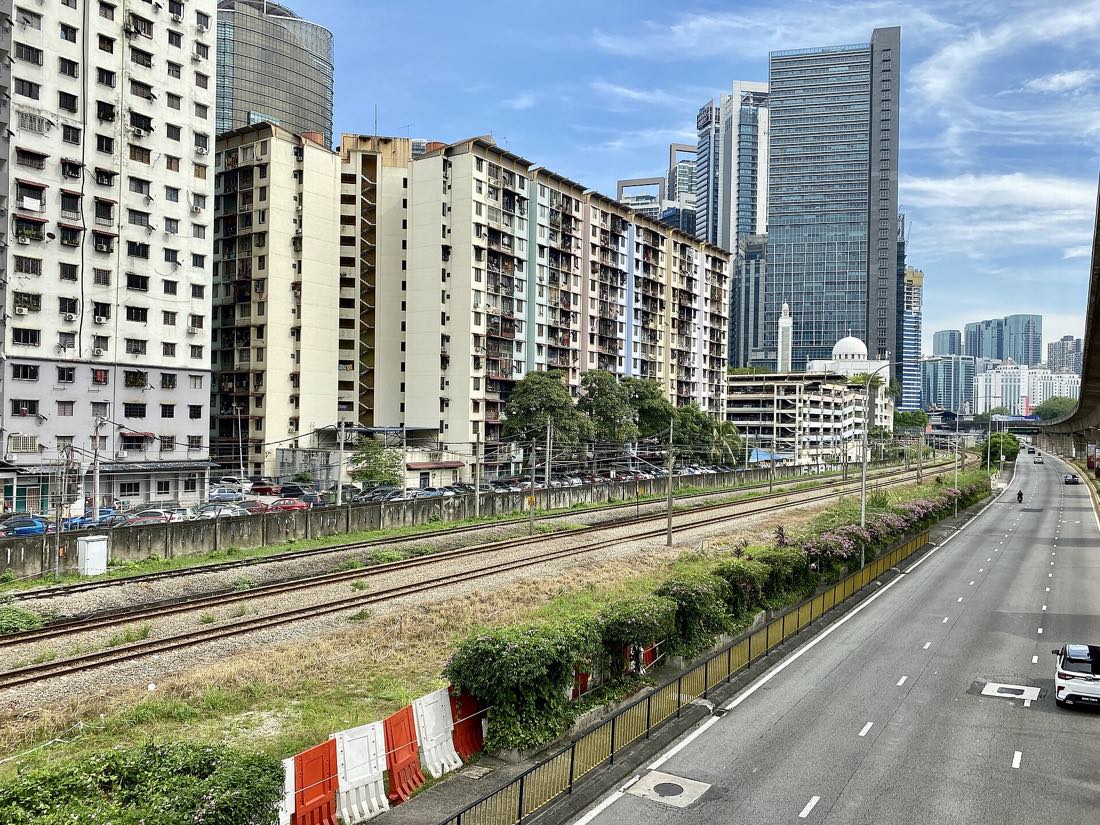 A street in Bangsar, Kuala Lumpur