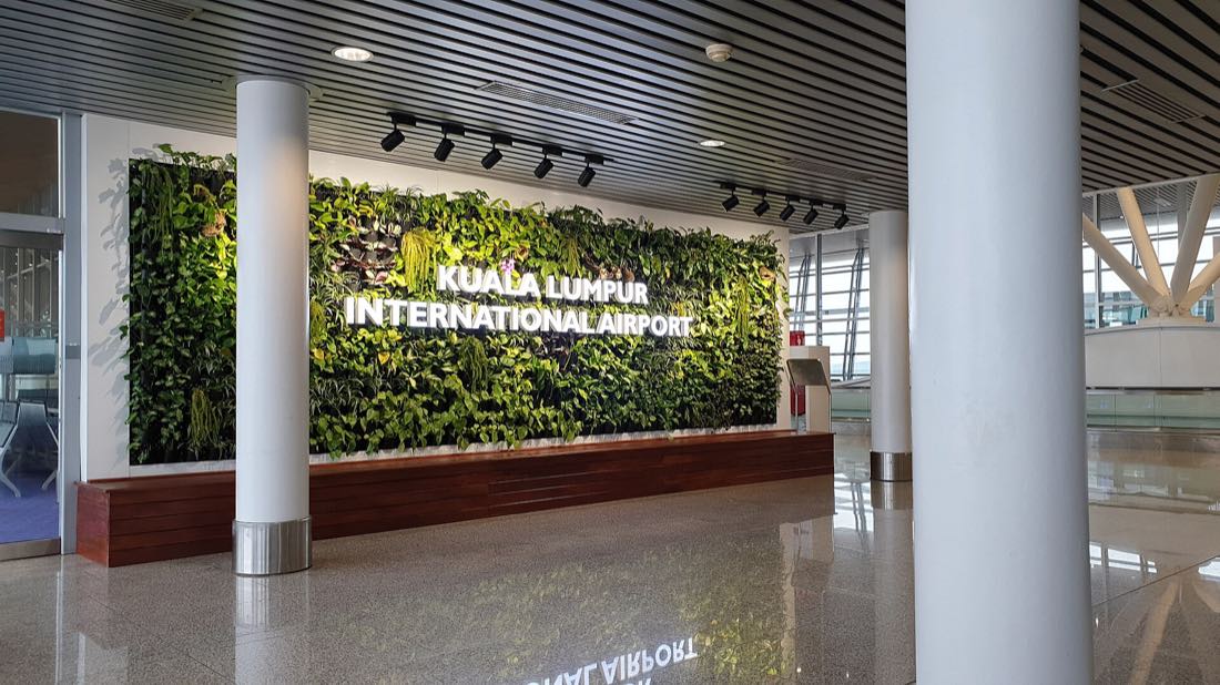 The interior of Kuala Lumpur International Airport Terminal 1